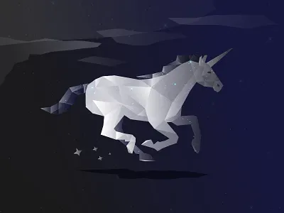Lowpoly Unicorn animal lowpoly unicorn