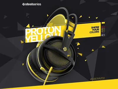 PROTON YELLOW v2 #Siberia200 proton siberia200 steelseries yellow