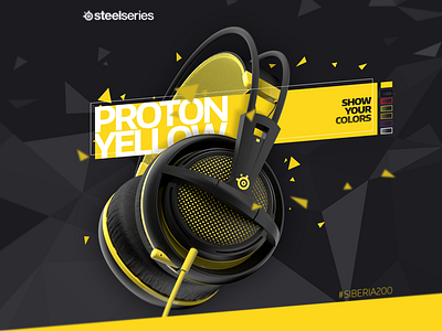 PROTON YELLOW v2 #Siberia200 proton siberia200 steelseries yellow