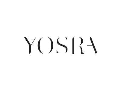 Yosra | Branding Concept branding identity letter manipulation modern serif simple