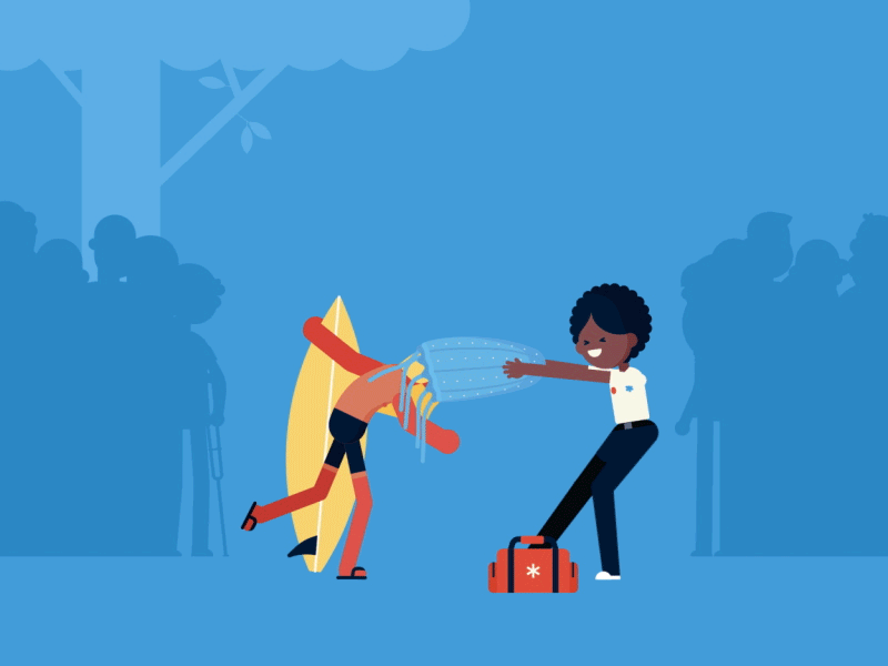 Jellyfish surfer animation gif oscar surfer