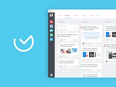 Managly Brand Identity clean do icon logo management project simple to type ui ux