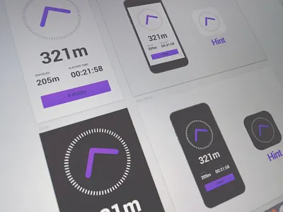 [WIP] Navigation App app arrow compass ios navigation odometer pointer