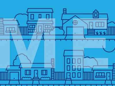 Neighborhood 1 home house illustration line neighborhood