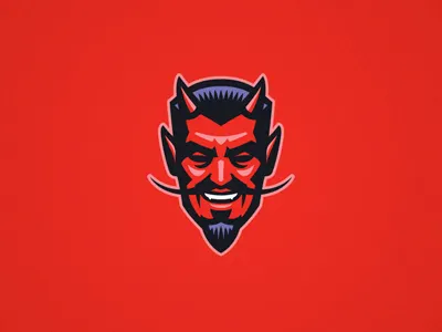 Handsome Devil devil illustration logo