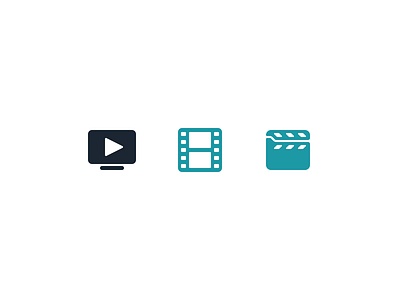 Movie Stock Icons glyphs icons parakeet stock symbols