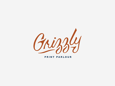 Grizzly Print Parlour branding icon identity illustration logo print responsive web website