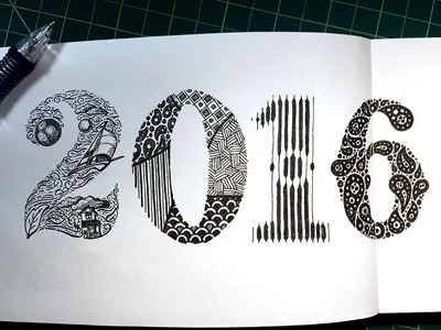 2016 ::: Hand-Lettered Typography custom typography hand drawn typography hand lettered hand lettering handletter handwritten illustrated type lettering paper graffiti type typography