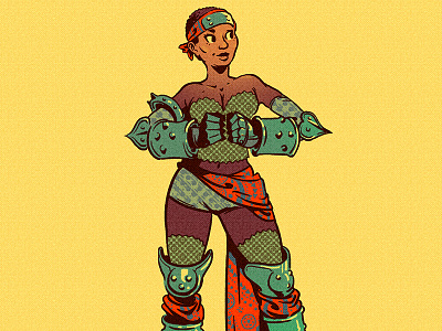 Earth art character concept illustration