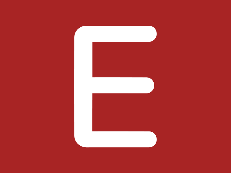 Animated E after effects animated d everyday letter nova proxima soft typeface