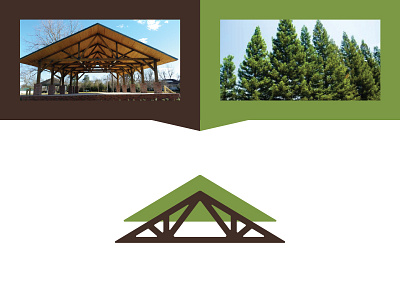 Icon Build icon identity logo logo mark mark mississippi pavilion pine tree