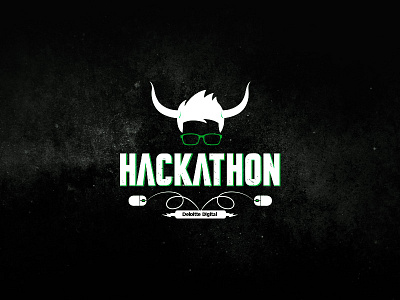 Hackathon digital event green hackathon logo technology