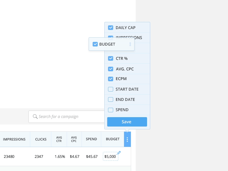 Browse thousands of Sort Table images for design inspiration | Dribbble