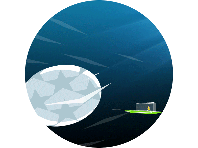 Goal! 2d animation ball creature football gif goal illustration laslow motion