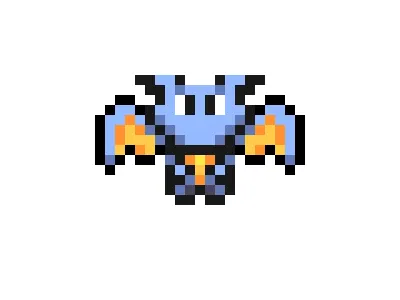 Dragon Scaled Up 8 bit dragon pixel