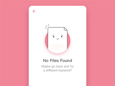 Empty State document empty state file icon illustration not found ui