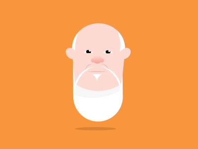 Head rig after effects character design duik old man rubberhose