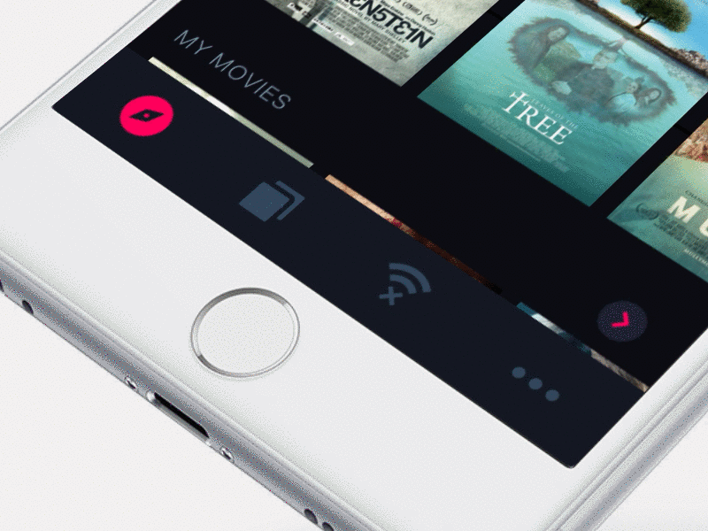 Animated Bottom Bar Icons animated animation bottom bar flinto icon ios iphone menu mobile