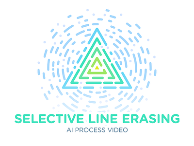 (AI) Selective Line/Stroke Erasing – Process Video ai geometry illustration illustrator lines process stroke tutorial vector video