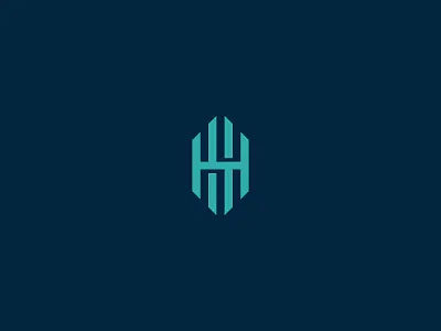 HH Monogram hh icon letters logo monogram