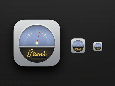 Daily UI 005 - Icon - Guitar tuner afinador android app app icon daily ui guitar tuner guitarra icon ios tuner