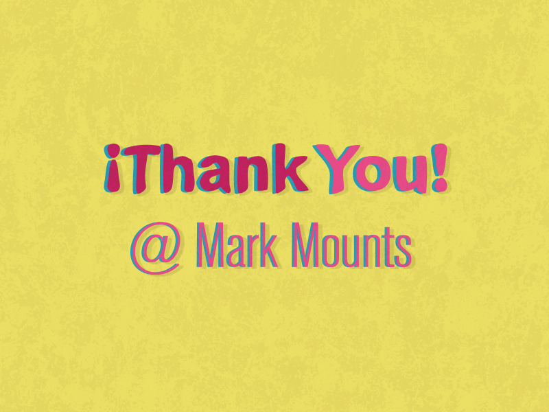 Thank You!! - First shot anima animation first shot frame by frame imanima imanol ramos invite mark mounts motion thank you