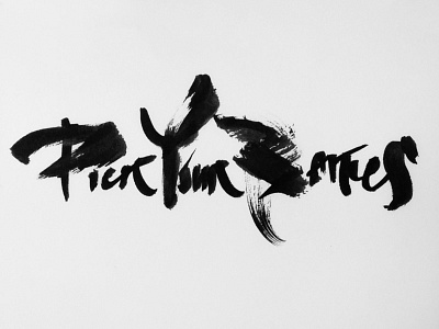 Pick your battles brush calligraphy handtype handwritten lettering typo typography