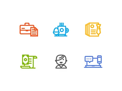 Category Icons avatar breakfast icon iconography icons illustration mark money taxes