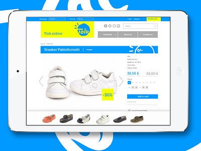 Toik shop branding child shop