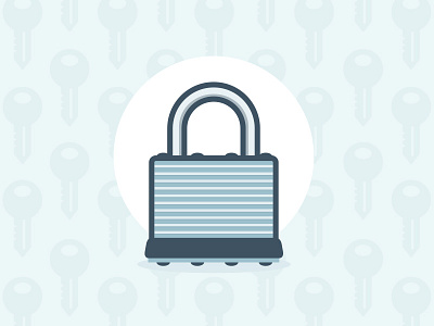 Lock it up icon illustration vector