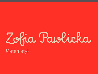 Lettering for grandma branding business card lettering script type typography vector