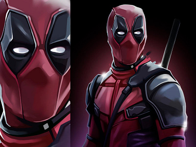 Mr. Deadpool deadpool digital painting mr. deadpool