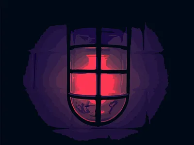 Psychedelic Night Light blue light lightbulb nyc psychedelic red