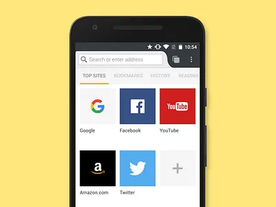 Compact grid prototype android browser experiment firefox grid mobile ui ux