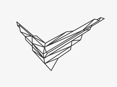 Samara. Wings over Volga frame logo polygons samara