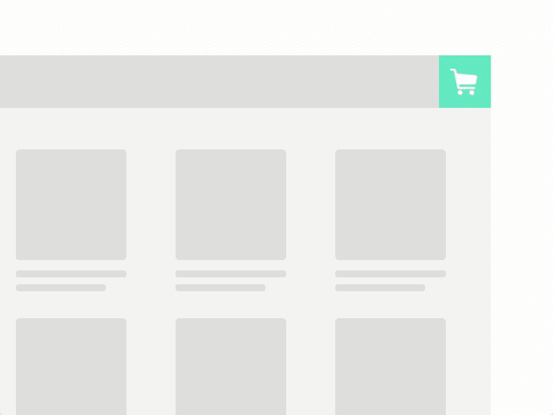 Cart UI cart checkout daily ui gif minimal principle shopping ui