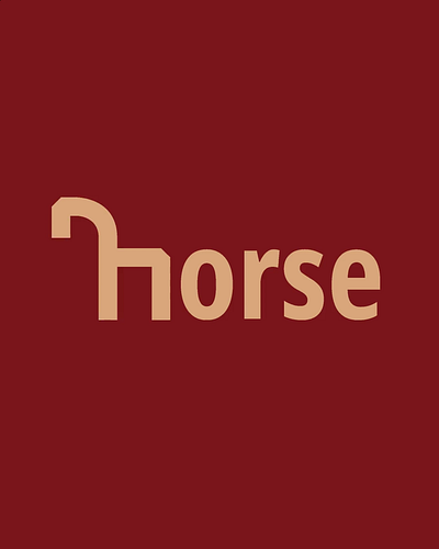 horse wordmark animal design animal logo animal motion branding horse design horse logo horse wordmark logo motion logocombination logodesign logogram logotype motion graphics negativespace