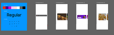 Components, Color Theory, Typography, Iconography(Swiggy) animation graphic design ui