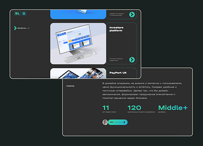 Personal website design concept landing personal website portfolio promo ui ux webdesign