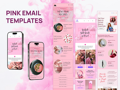 Pink Email Templates design email email builder email campaign email design email marketing email newsletter email templates free email html email marketing newsletter pink email stripo email web design