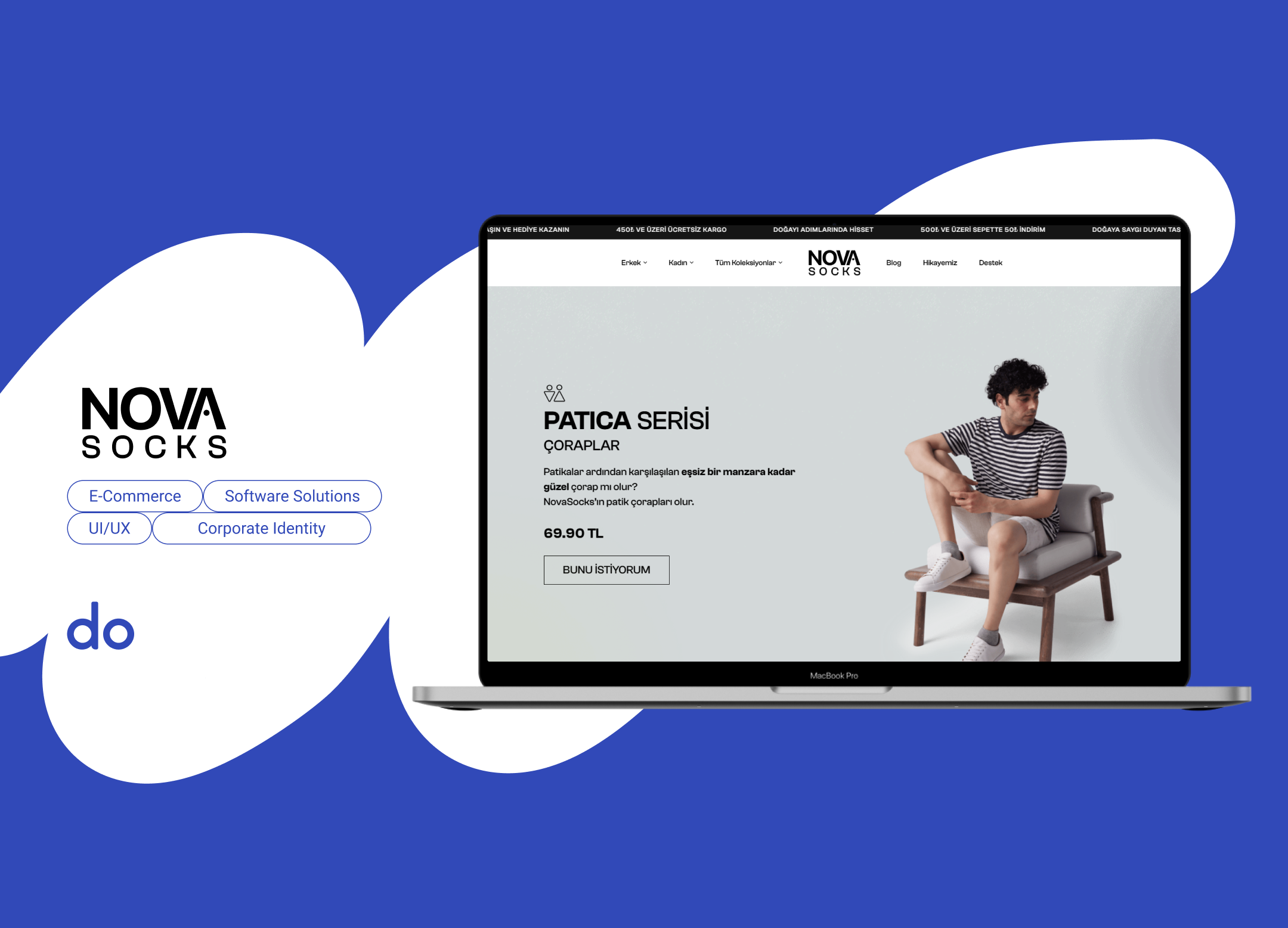 Nove Socks branding graphic design ui web web design