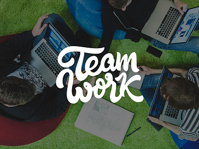 Freelance vs Teamwork branding design design agency design studio lettering typography ui ukraine ux