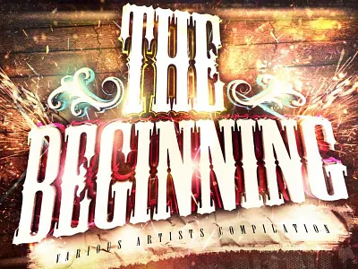 The Beginning Mixtape Front 3d album design