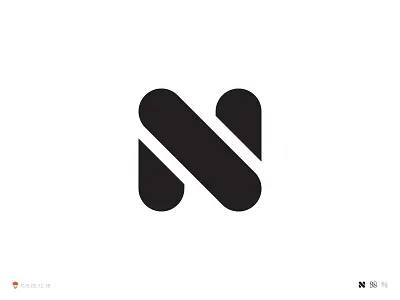 N identity logo mark monogram symbol zn