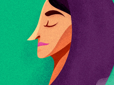 Woman face illustration people portrait