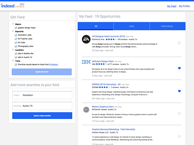 Campus 05 edit feed job job search list student tabs ui ux