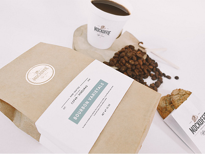 Coffee Scene Mockup bag coffee cup mockup package template