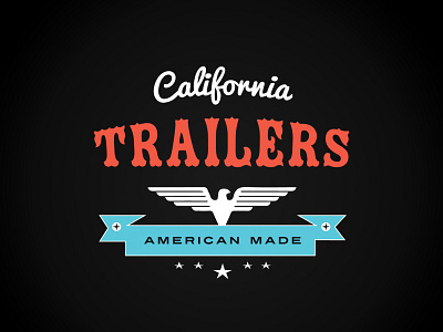 California Trailers TV Concept brand branding color iconography identity logo