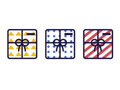 Gift Patterns bows gift presents