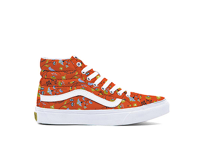 Vans Handkraft floral pattern shoes vans